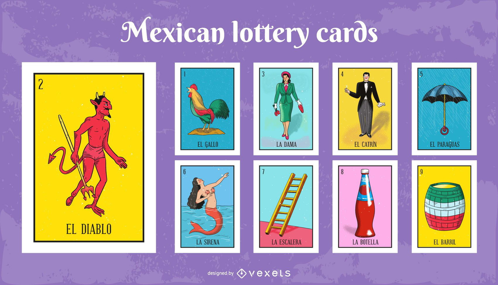 Loteria Vector &amp;amp; Graphics To Download within Free Printable Loteria Card Generator