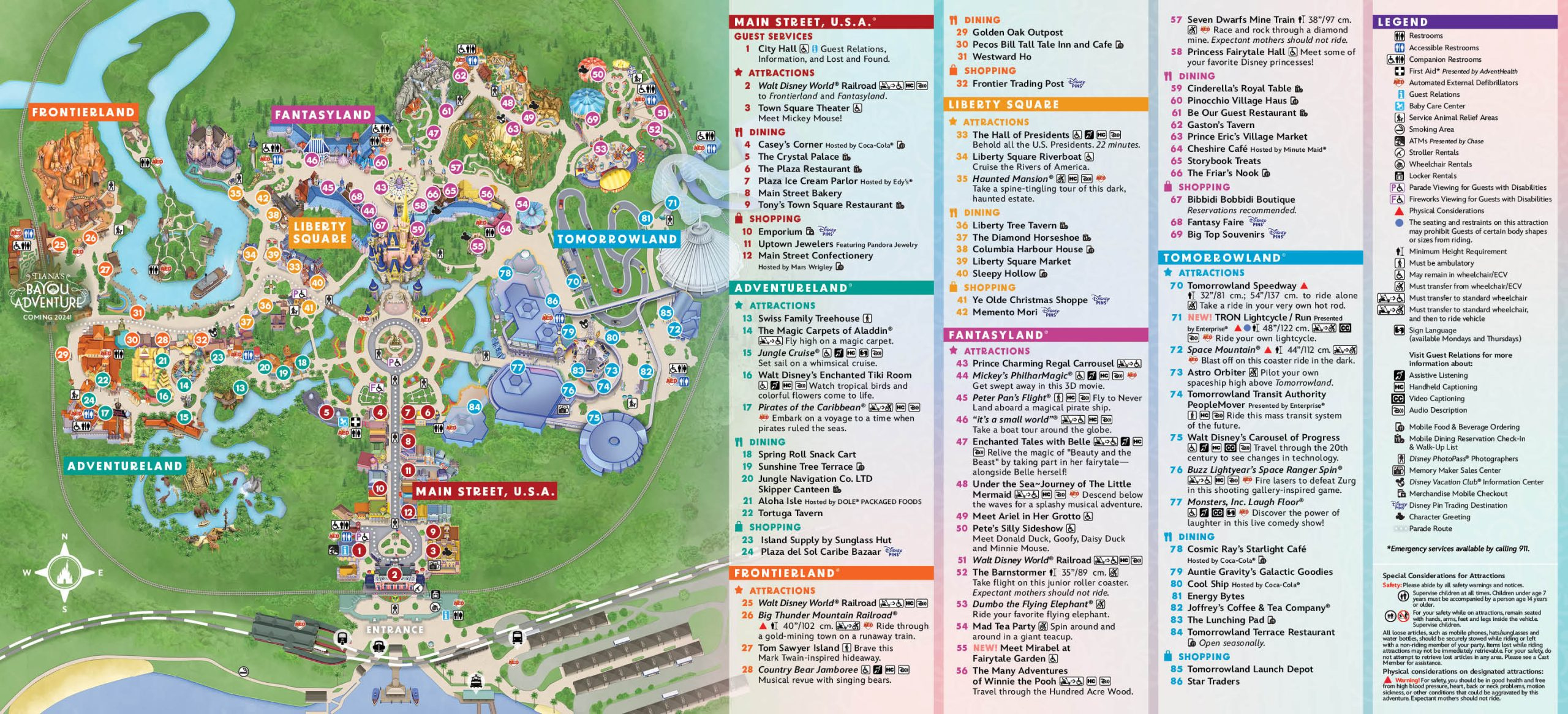 Magic Kingdom Maps regarding Free Printable Magic Kingdom Map