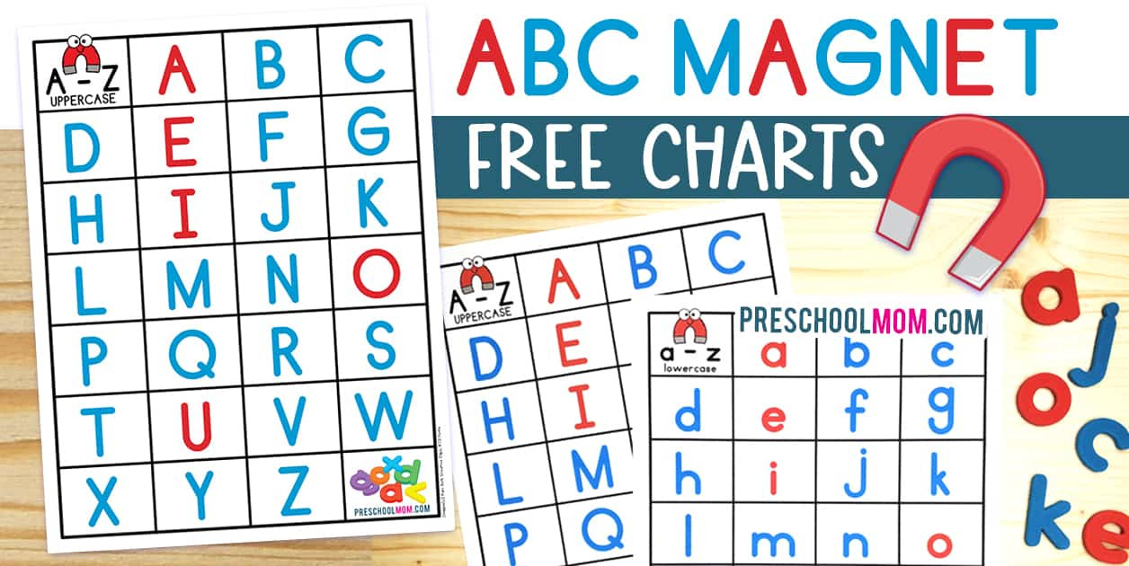 Magnet Alphabet Letter Mats - Preschool Mom throughout Free Magnet Printables