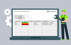 Maintenance Schedule Template – Projectmanager throughout Free Tpm Template