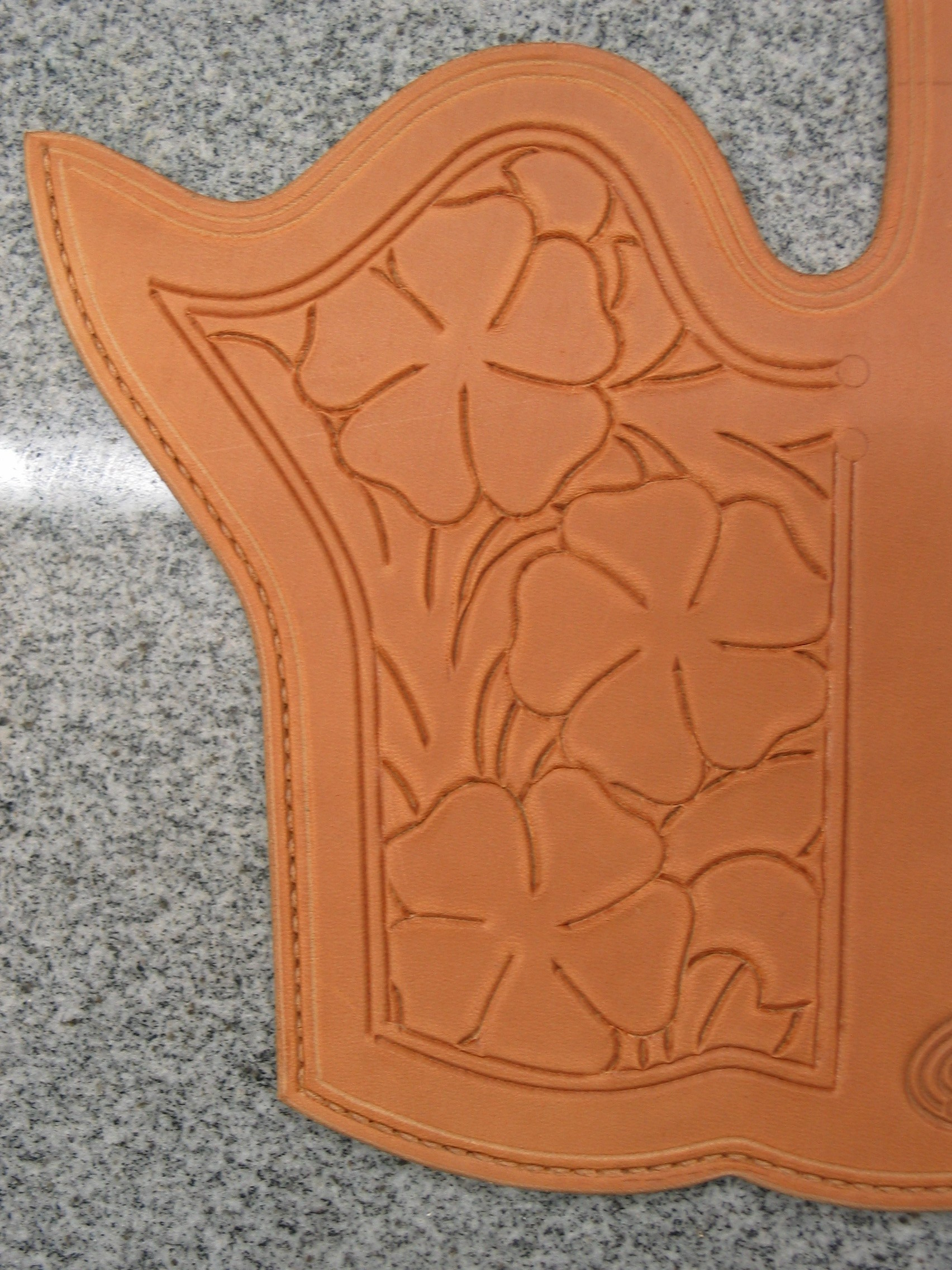 Making &amp;quot;Hand Of God&amp;quot; Rig And Pattern intended for Free Printable Western Holster Patterns