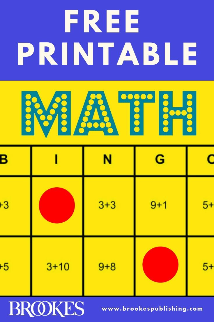 Math Bingo: Free Printable Game To Help All Students Learn Math with regard to Free Printable Math Bingo