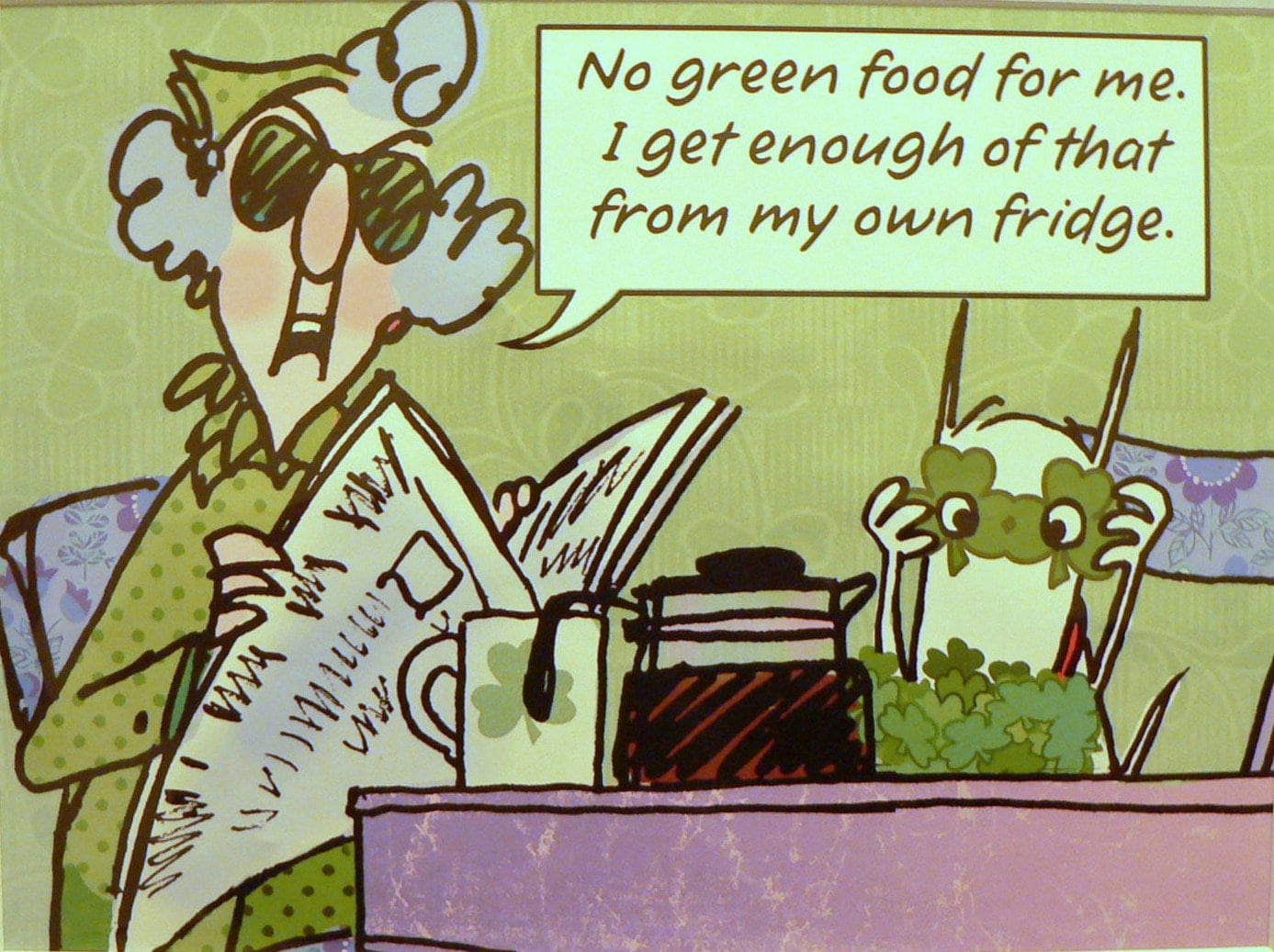 Maxine Comic Matted 11X14 Print St. Patrick&amp;#039;S Day inside Free Printable Maxine Cartoons Download