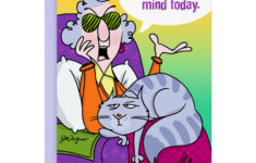 Maxine™ You'Re On My Mind Funny Thinking Of You Card – Greeting in Free Printable Maxine Get Well Cards