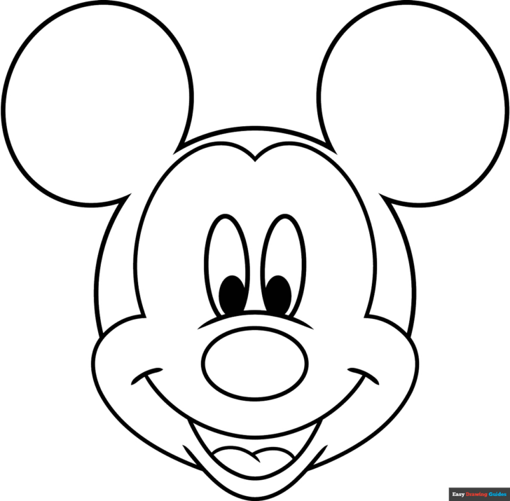 Free Printable Mickey Mouse Head Template