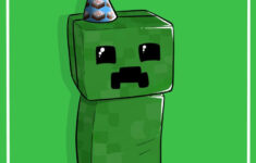 Minecraft Birthday Cards Print Outs | Creeper Birthday Card within Minecraft Happy Birthday Card Printable Free
