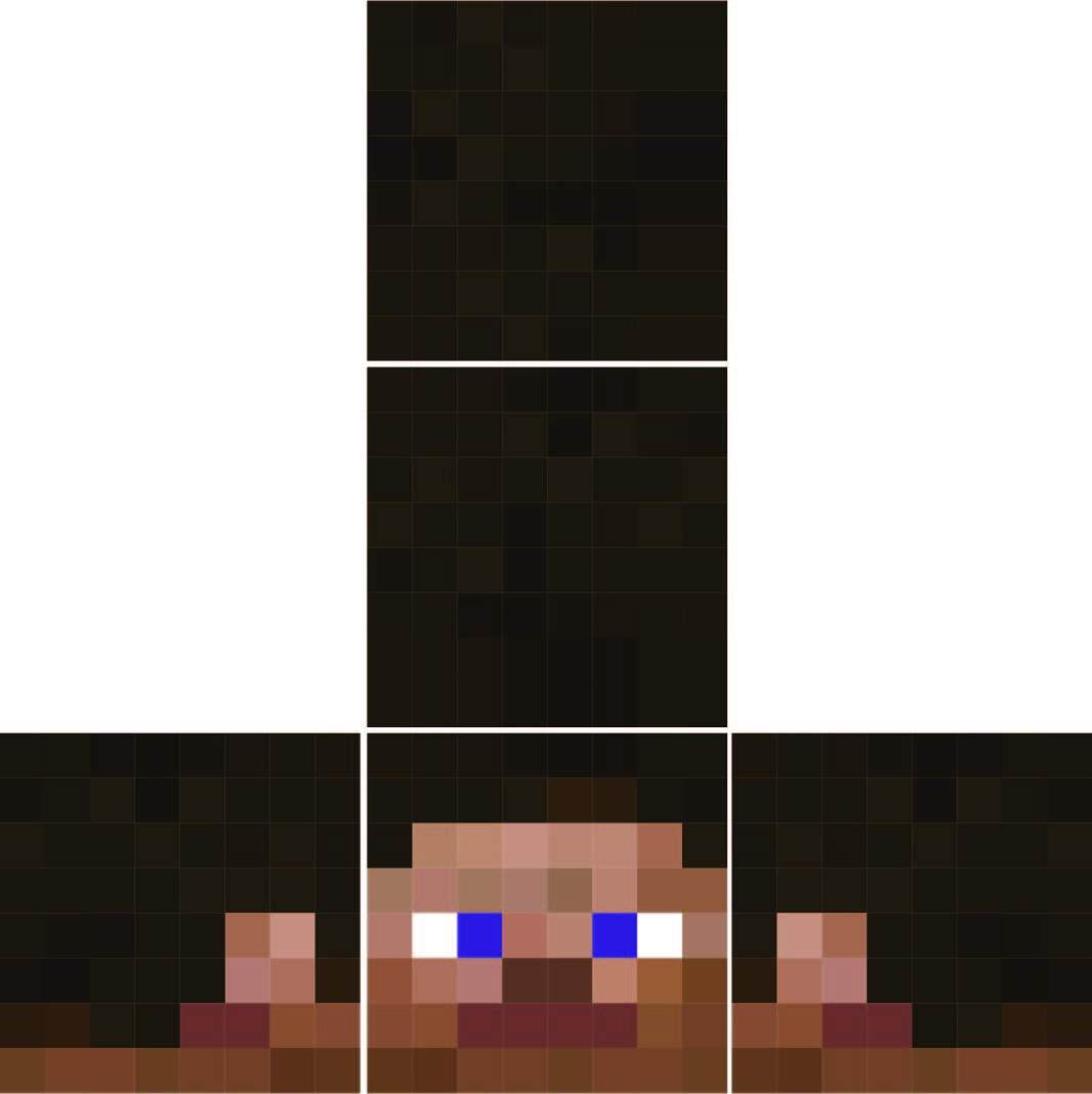Minecraft Steve Templates - 10 Free Pdf Printables | Printablee with regard to Free Minecraft Steve Head Printable