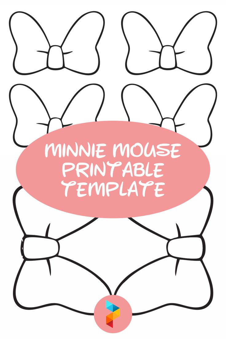 Minnie Mouse Template - 15 Free Pdf Printables | Printablee pertaining to Free Printable Minnie Mouse Bow Template