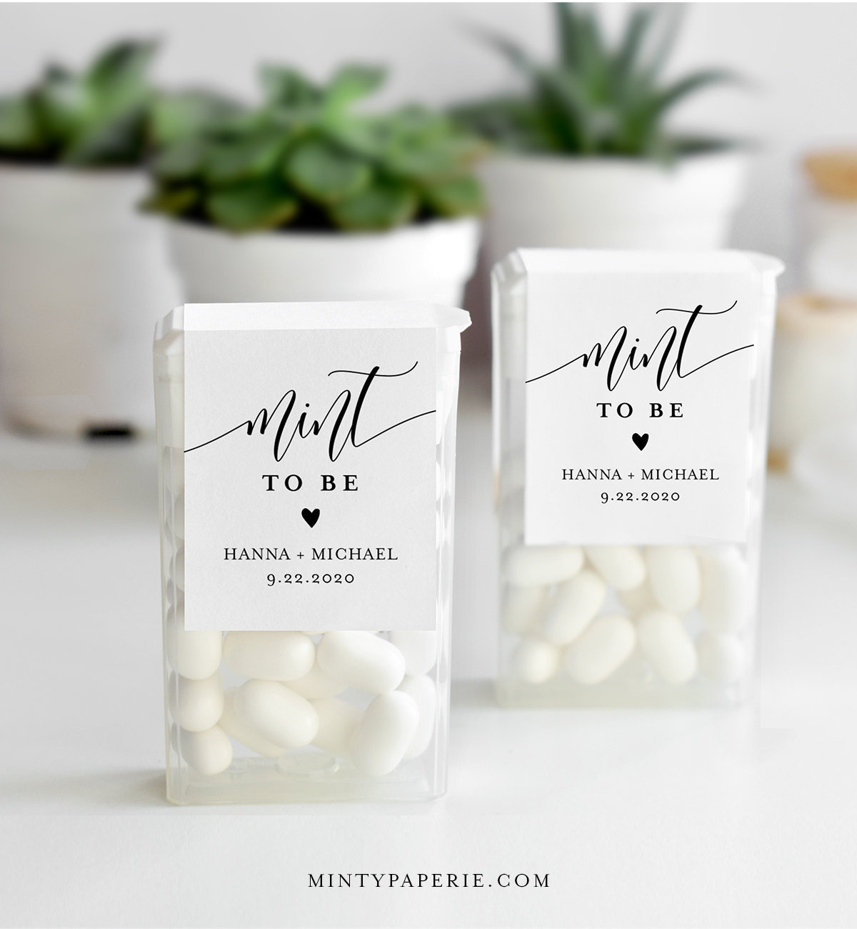 Mint To Be Label Template, Tic Tac Wraparound, Printable Wedding for Mint To Be Free Printable