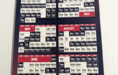 Mlb Atlanta Braves 2024 Magnet Schedule — New – Ready To Ship | Ebay with Free Printable Atlanta Braves Schedule