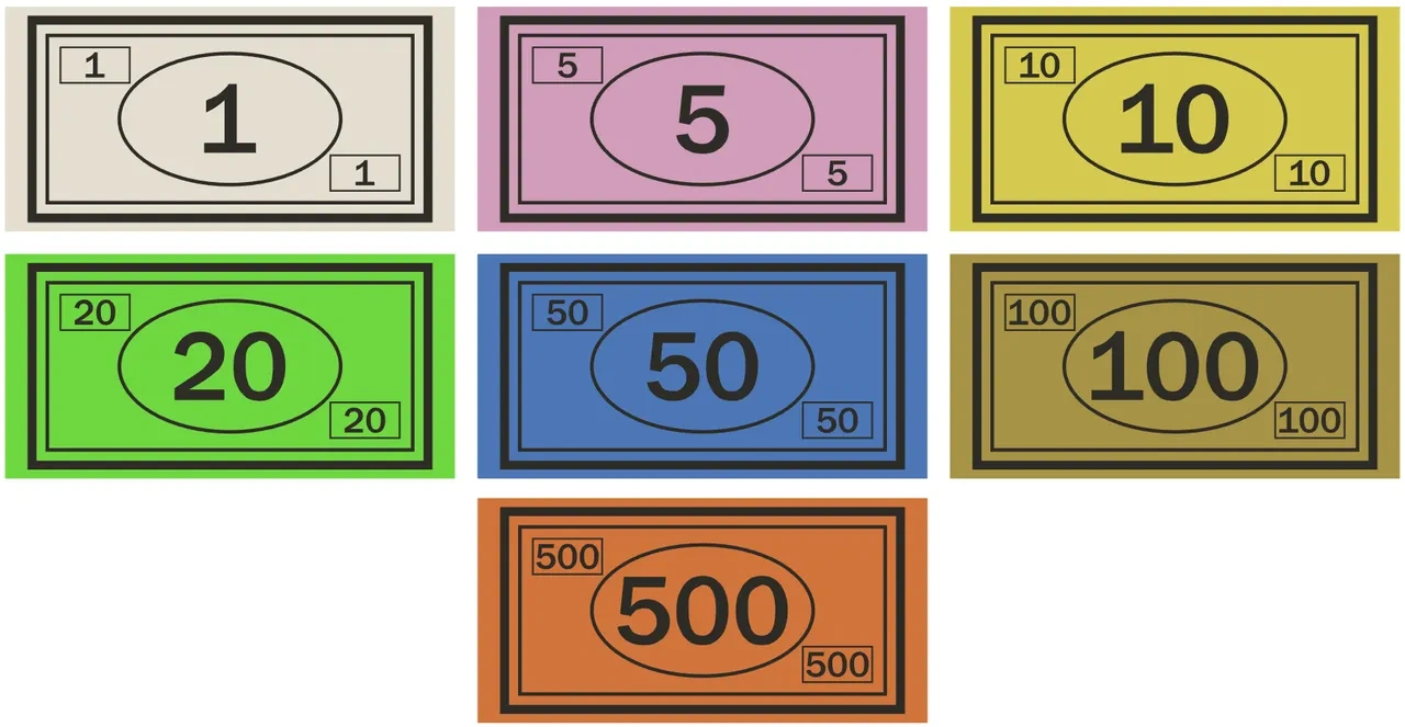 Monopoly Style Moneyjack98 | Download Free Stl Model with Free Printable Monopoly Money