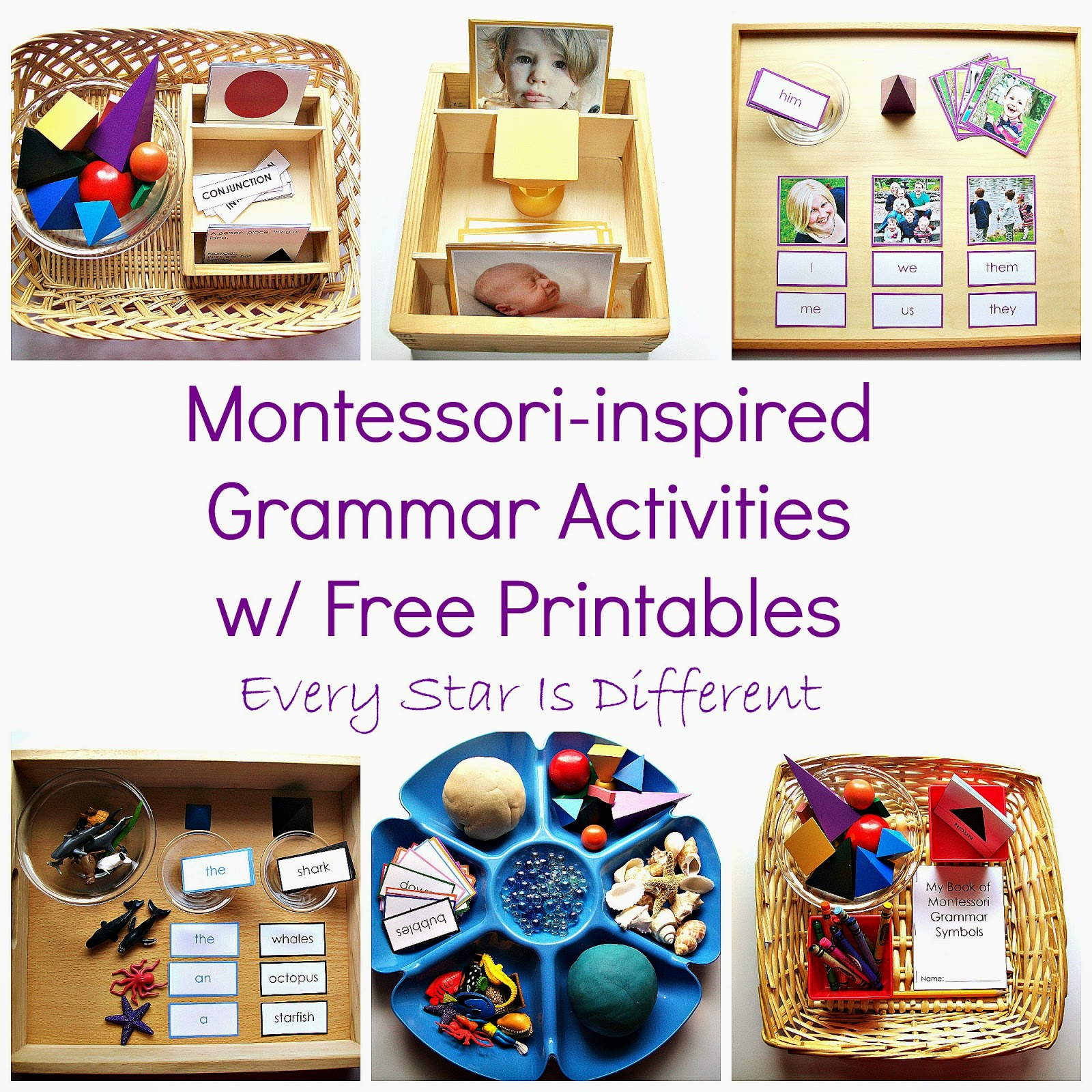 montessori inspired grammar activities with free printables with free montessori language printables Montessori-Inspired Grammar Activities With Free Printables with Free Montessori Language Printables