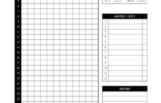 Mood Trackers – 16 Free Printable Templates – World Of Printables within Free Mood Tracker Printable