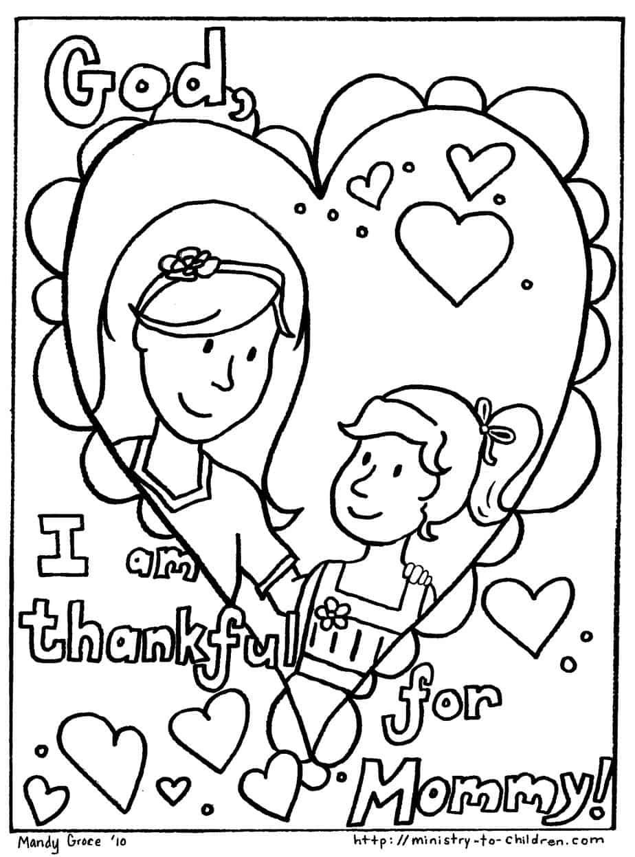 Mother&amp;#039;S Day Coloring Pages | Free Printable Pdf Coloring Book For inside Free Printable Christian Mothers Day Crafts