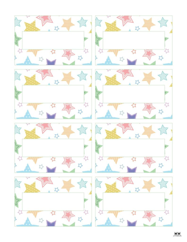 Name Tags - 44 Unique Designs - Free | Printabulls intended for Free Printable Locker Tags