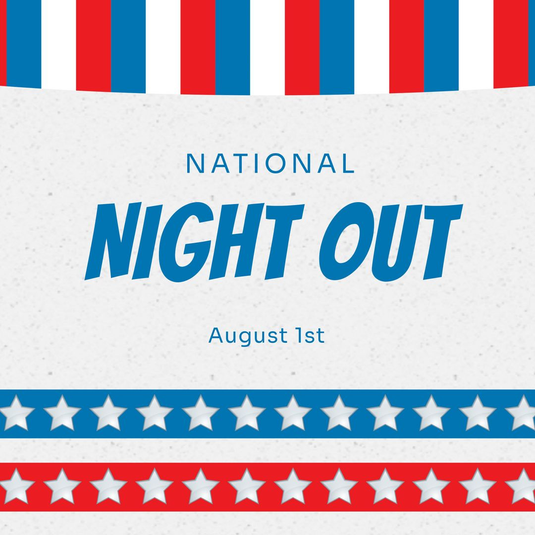 National Night Out Event Celebration Flyer - Free Stock Template regarding Free Templates For National Night Out Flyers and Images