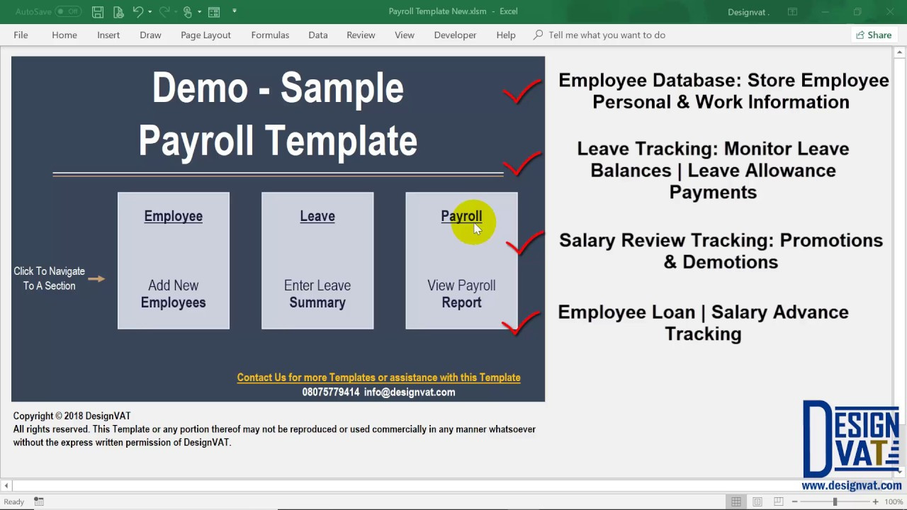 Nigerian Paye Calculator [Payroll Excel Spreadsheet] - Part 1 in Free Nigerian Payroll Tax Calculation Template