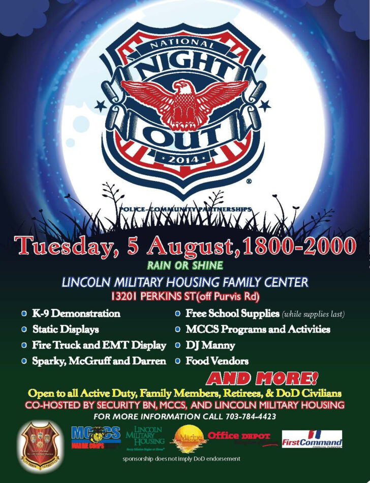 National Night Out Flyer Template Free National Night Out Flyer Template Free