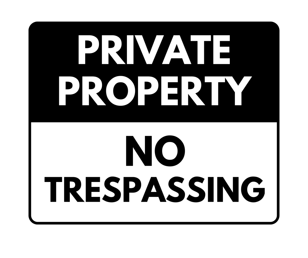 No Trespassing Sign: Printable Templates (Free Pdf Downloads) with Free No Trespassing Sign Template