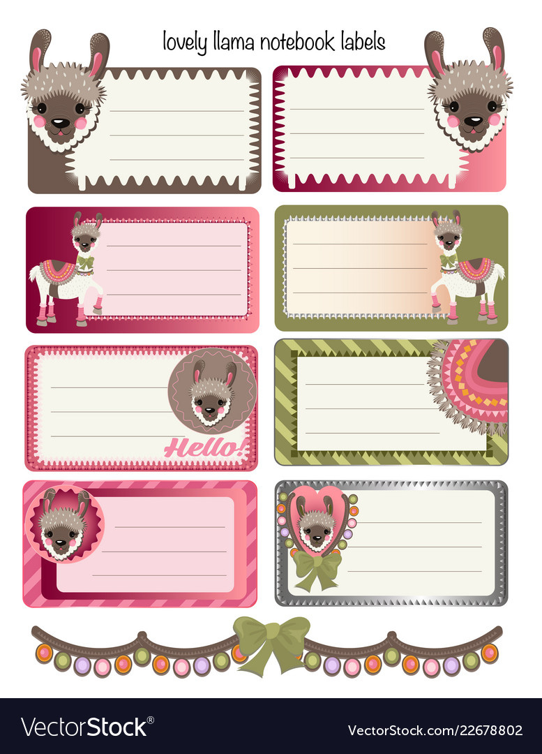 notebook labels royalty free vector image vectorstock with free printable notebook labels Notebook Labels Royalty Free Vector Image - Vectorstock with Free Printable Notebook Labels