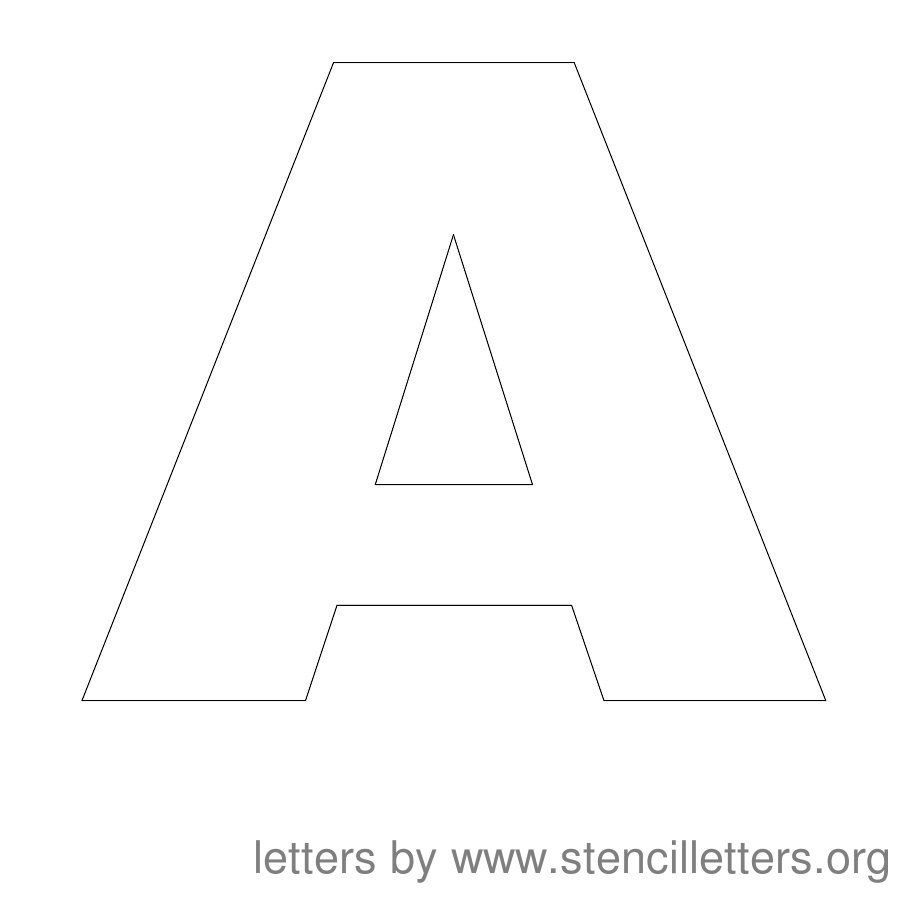On Acrylic 5 Inch Free Printable Stencil Letters - Stencil Letters inside Free Printable 5 Inch Alphabet Letters