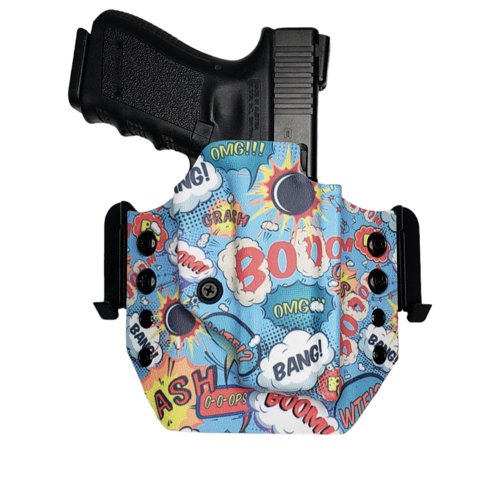 Outside The Waistband Pancake Holster Custom Print | throughout Free Printable Revolver Pancake Holster Patterns