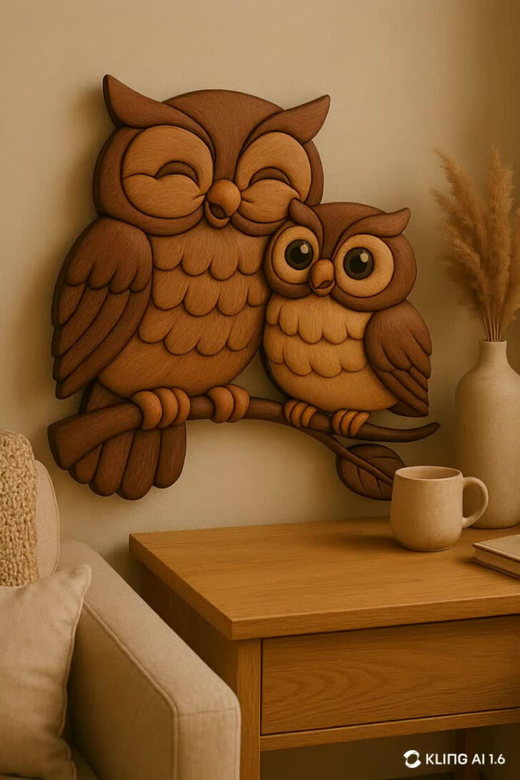 Free Printable Owl Intarsia Patterns