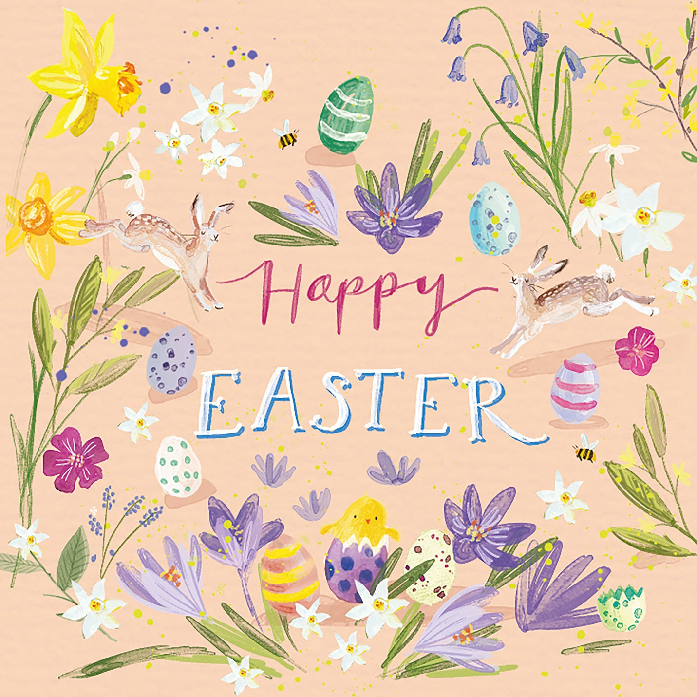 Pack Of 5 Happy Easter Bloomtastic Fun Pack Of Easter Greeting in Free Printable Easter Cards For Daughter