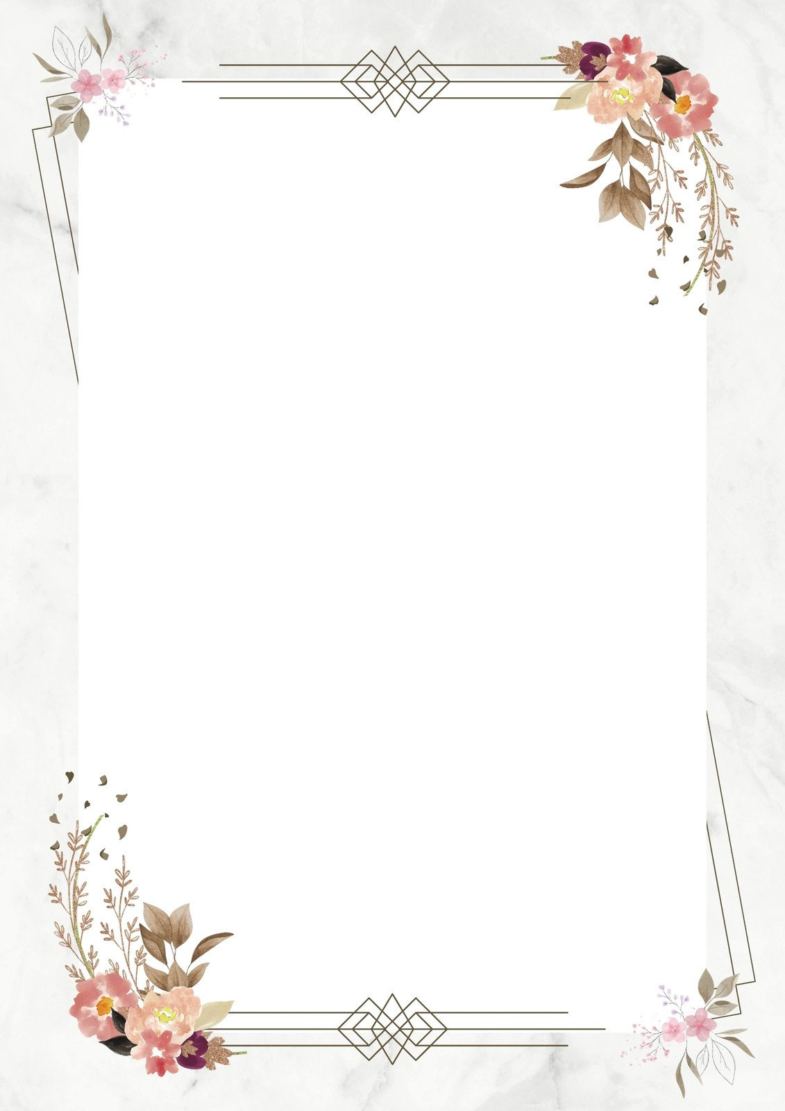 Page 14 - Free Printable Page Border Templates You Can Customize throughout Free Printable Scrapbook Borders and Frames Watercolor