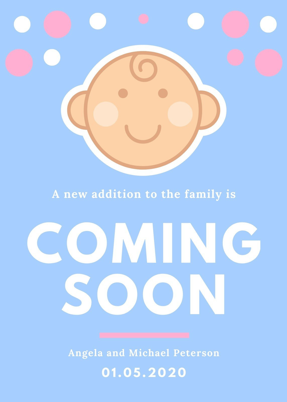 Page 2 - Free, Custom Printable Pregnancy Announcement Templates inside Pregnancy Announcement Cards Free Template