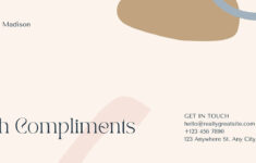 Page 2 – Free, Printable With Compliments Slip Templates | Canva with regard to Free Compliment Slip Template