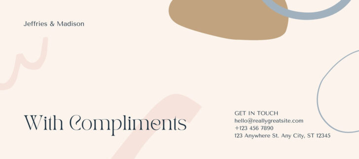 Free Compliment Slip Template