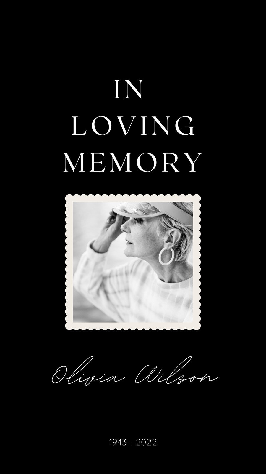 Page 3 - Free And Customizable In Loving Memory Templates | Canva pertaining to In Loving Memory Templates Free