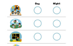 Page 3 – Free Editable Kindergarten Worksheets | Canva pertaining to Free Printable Day and Night Worksheets