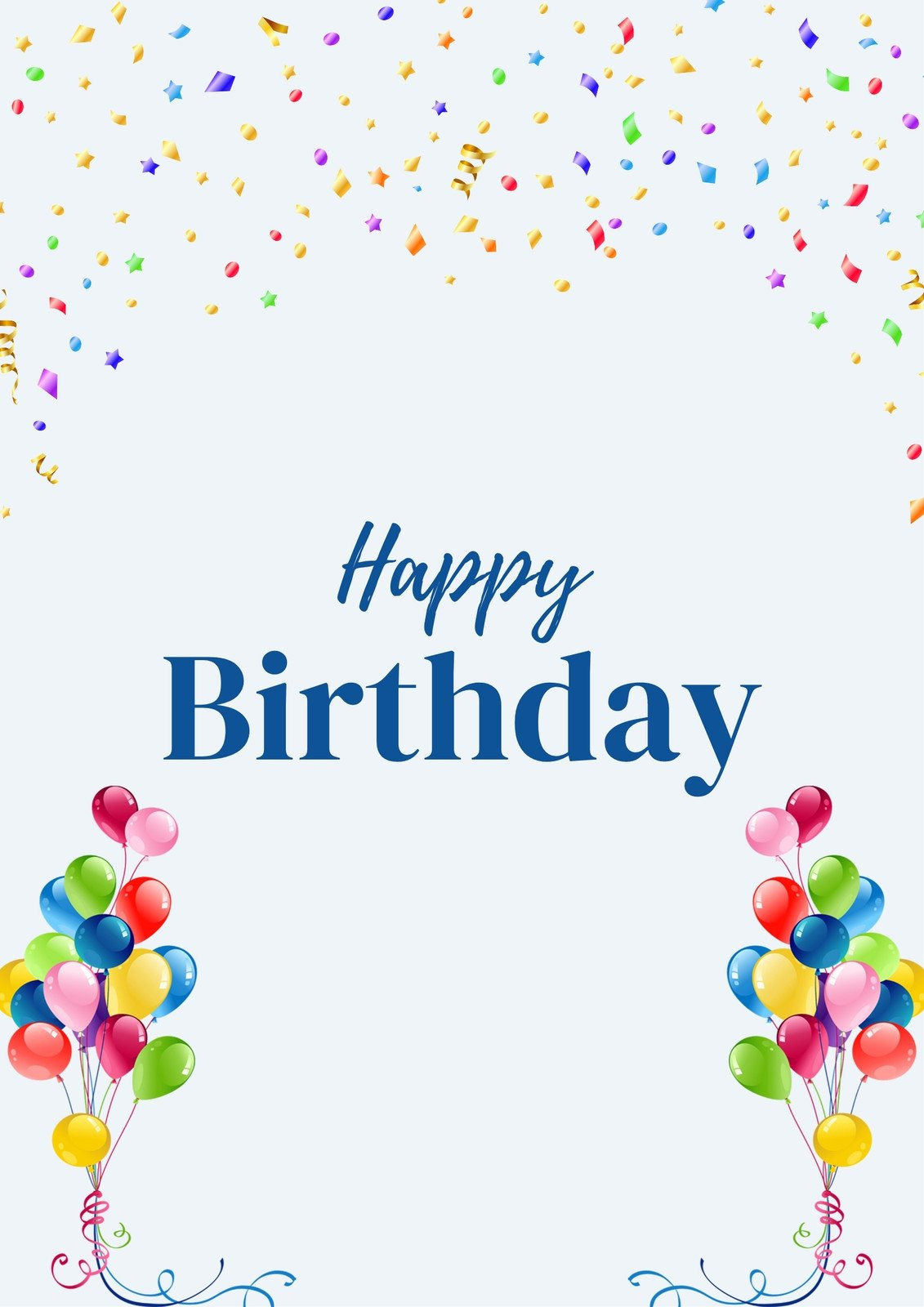 Page 4 - Free And Fun Birthday Poster Templates To Customize | Canva with Free Printable Birthday Poster Templates