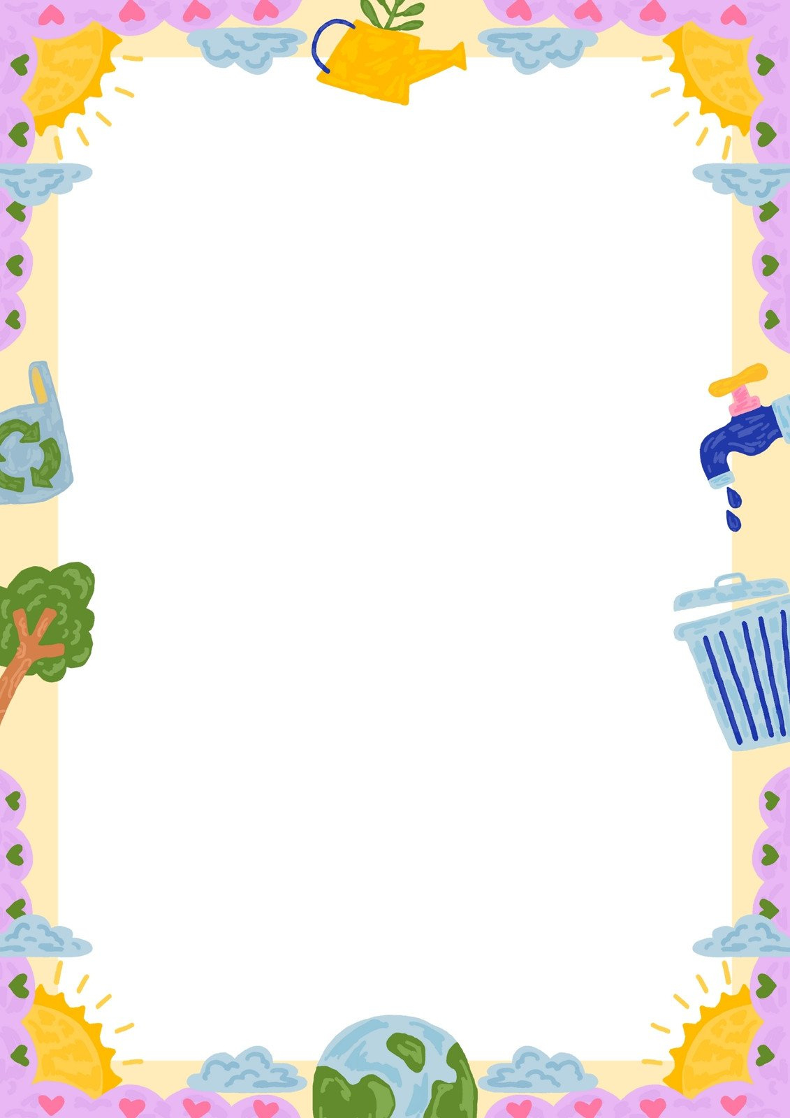 Page 5 - Free Printable Page Border Templates You Can Customize within Free Printable Baby Border Drawing Paper