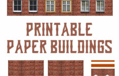 Paper Buildings – 10 Free Pdf Printables | Printablee for Free Printable Model Railway Papercraft Buildings