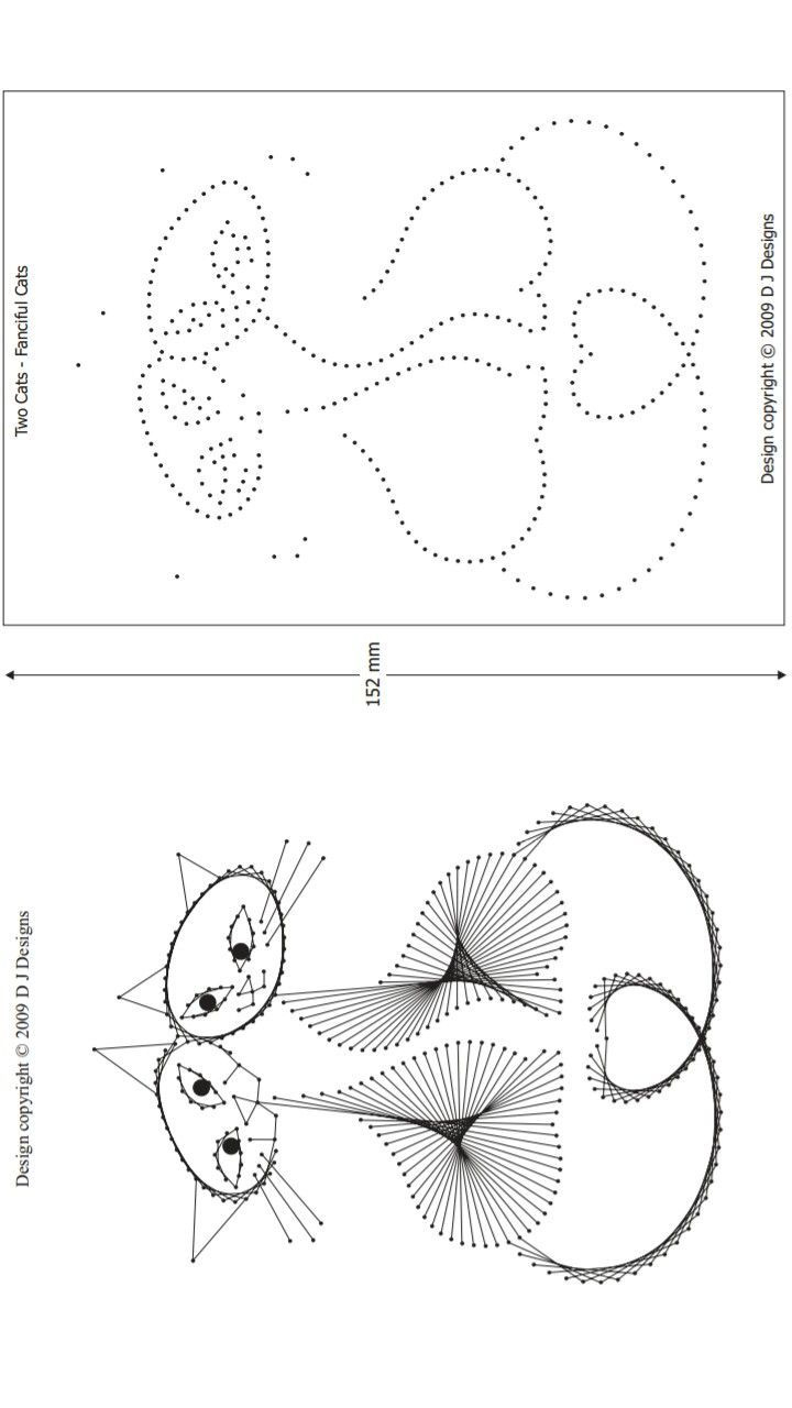 Paper Embroidery Artwork for Printable Pin Pricking Patterns
