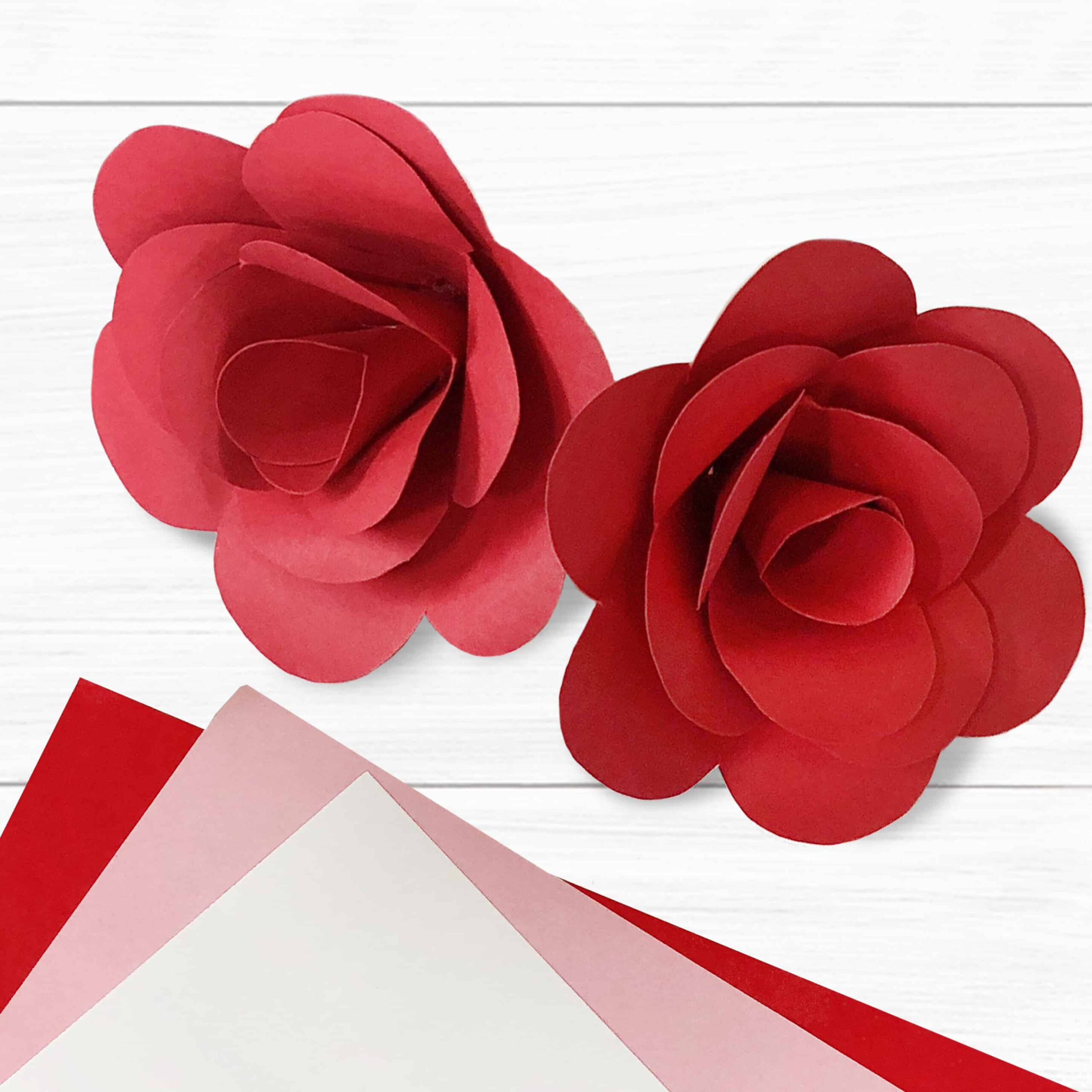 Paper Rose Template - Free Printable Download pertaining to Free Printable Rose Templates