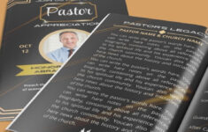 Pastor Appreciation Program Template, Editable Pastor Installation in Pastor Appreciation Program Template Free