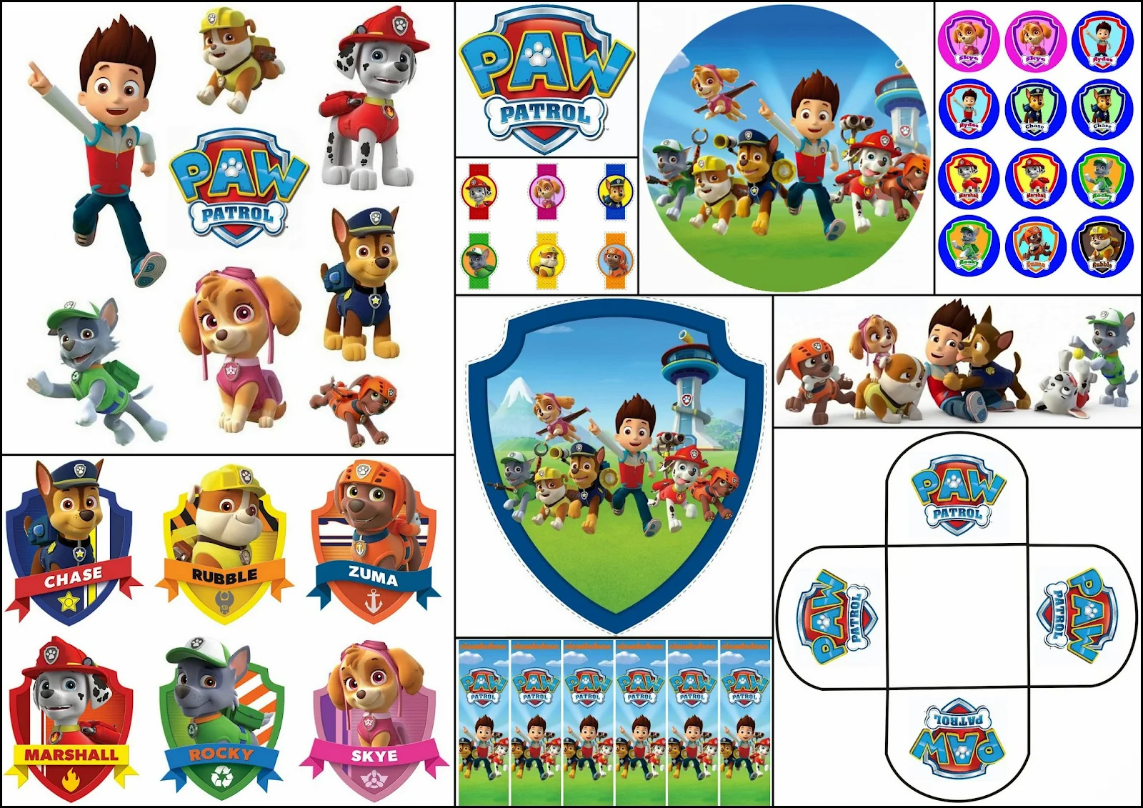 Paw Patrol Free Printable Kit. - Oh My Fiesta! In English with Free Printable Paw Patrol Easter Activities