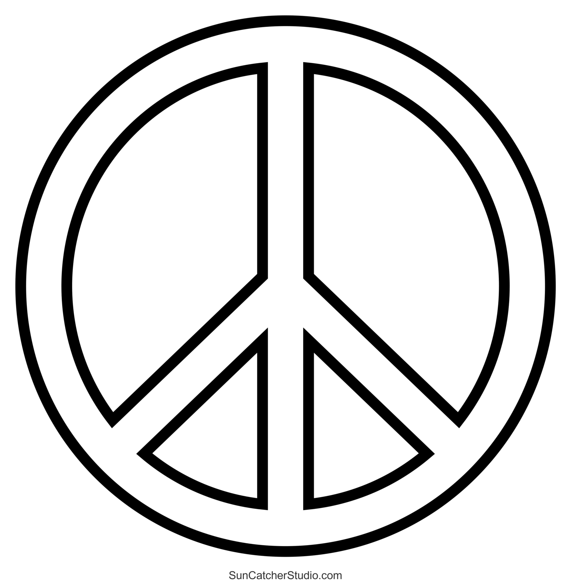 Peace Sign (Love And Peace Symbol Clipart &amp;amp; Templates) – Free with regard to Peace Sign Printables Free
