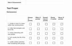 Personality Questionnaire with Free Printable Personality Tests For Team Building