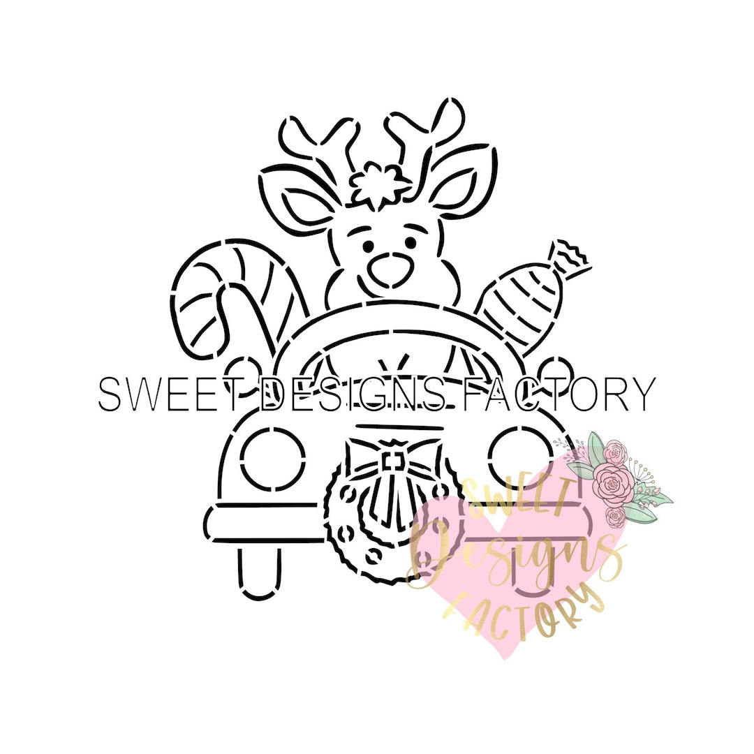Pie Crust Stencils Stencil Of Reindeer Hoof Prints | Free with regard to Free Printable Cookie Stencil Templates