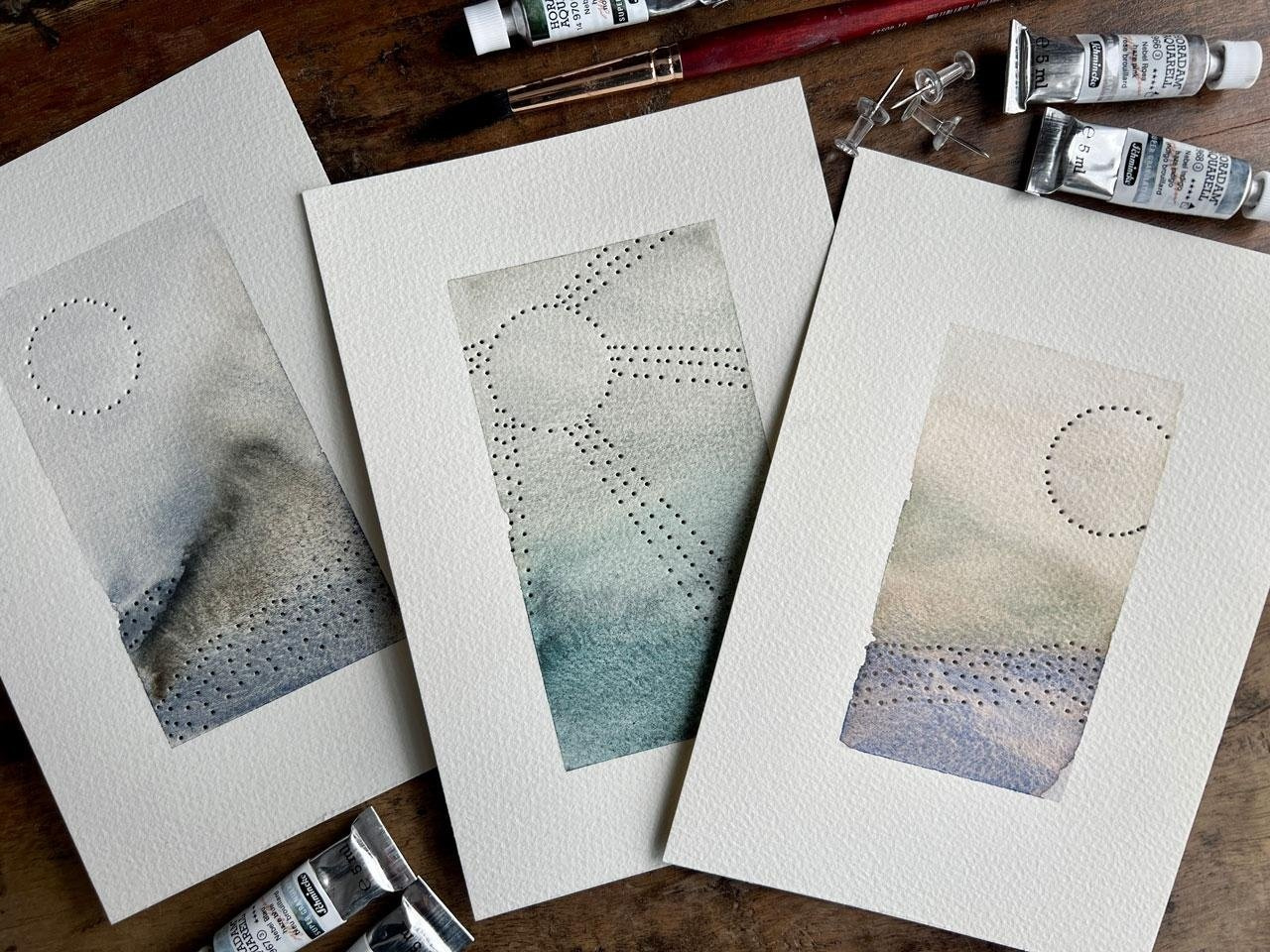 Pin Prick Art - Create Enchanting Landscapes With Unexpected Pin throughout Free Printable Pin Pricking Patterns