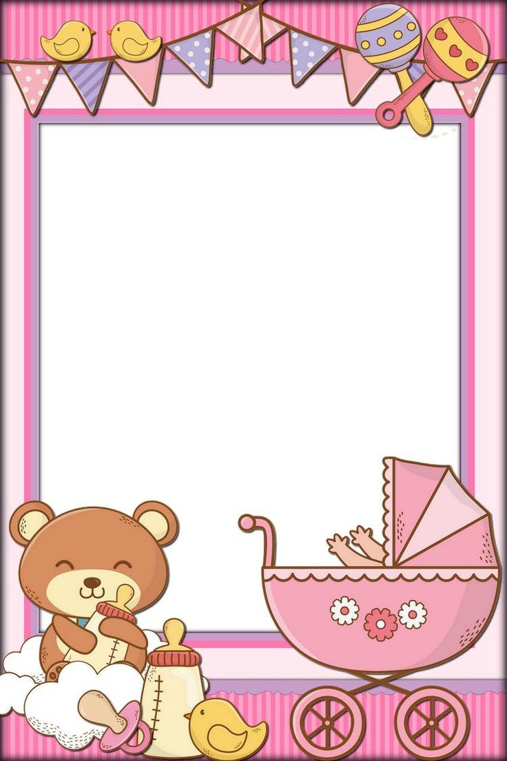 Pinan González On Manualidades In 2025 | Baby Shower Photo for Free Printable Baby Shower Borders and Frames