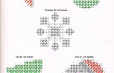 Plastic Canvas Stocking Ornament Pattern in Easy Free Printable Plastic Canvas Patterns