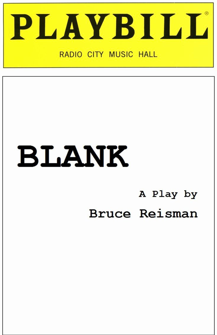 Playbill Template Free intended for Playbill Template Free