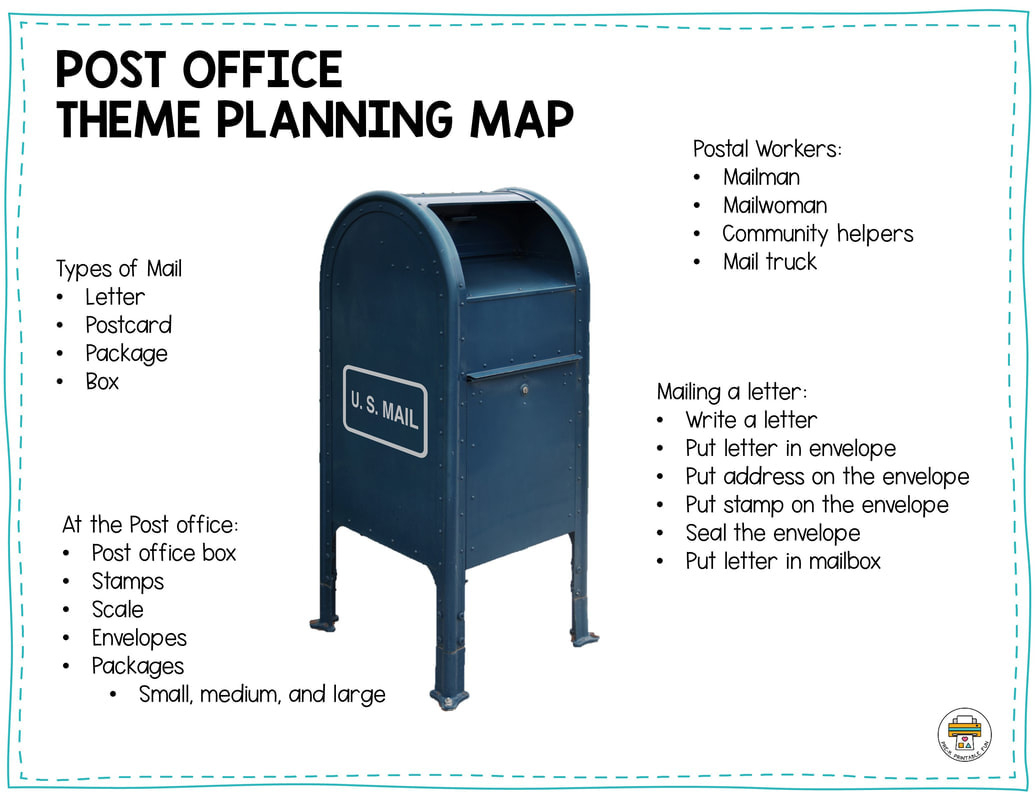 Post Office Preschool Activities - Pre-K Printable Fun throughout The Mailbox Companion Free Printables