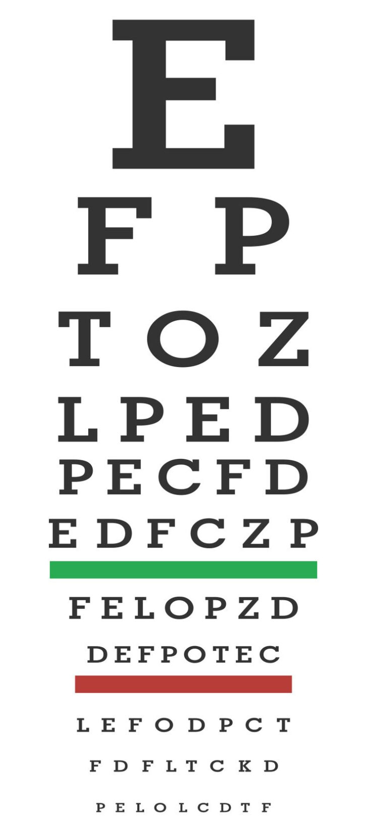 Free Printable Eye Exam Chart